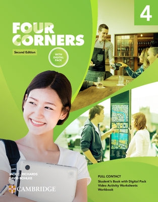 Four Corners Level 4 Full Contact with Digital Pack by Richards, Jack C.