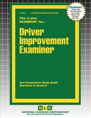 Driver Improvement Examiner by Passbooks