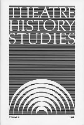 Theatre History Studies 1983, Vol. 3: Volume 3 by Engle, Ron