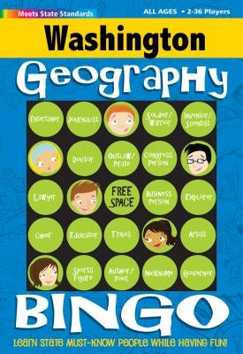 Washington Geography Bingo Game by Gallopade International