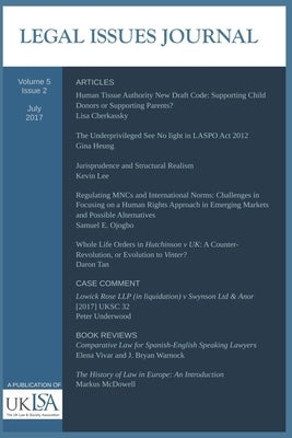 Legal Issues Journal 5(2) by Association, United Kingdom Law and S.