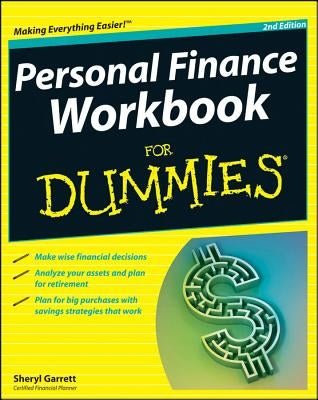 Personal Finance Workbook for Dummies by Garrett, Sheryl