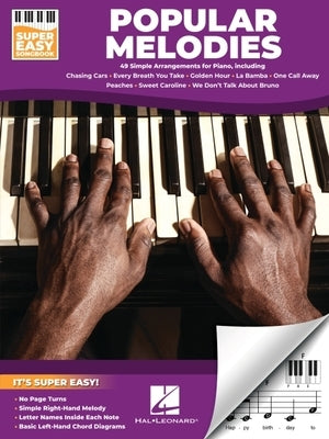 Popular Melodies - Super Easy Songbook with 49 Simple Arrangements for Piano by 
