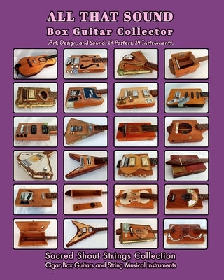 ALL THAT SOUND. Box Guitar Collector.: Art, Design, and Sound. 14 Posters, Book Edition. by DC, Only