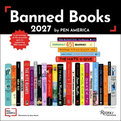 The Banned Books 2027 Wall Calendar by Pen America