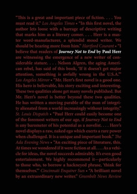 Journey Not to End by Herr, Paul