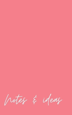 Notes and Ideas Pink Notebook Journal by Creative, Lala Moon