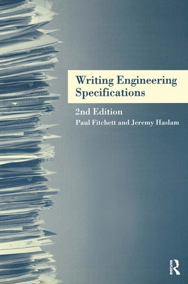 Writing Engineering Specifications by Fitchett, Paul