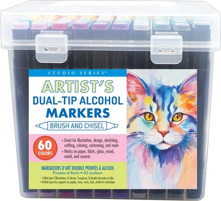 Studio Series Artist's Dual-Tip Alcohol Markers (Set of 60 Colors) by 