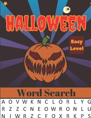 Halloween Word Search: Easy Level Unique Patterns Stress Relief for Adults & Teens Find Halloween Words 18 Words to Find per Puzzle by Books, Jachu