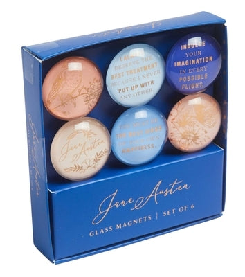 Jane Austen: Glass Magnet Set (Set of 6) by Insight Editions