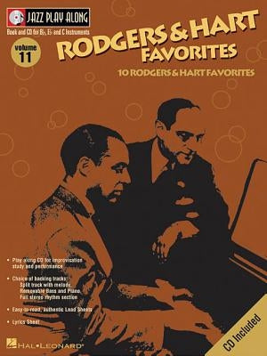 Rodgers & Hart Favorites: Jazz Play-Along Volume 11 [With CD (Audio)] by Rodgers, Richard