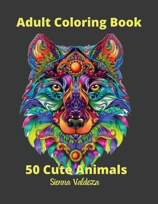 Adult coloring book by Valdeza, Sienna