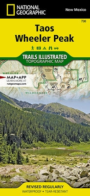 Taos, Wheeler Peak Map by National Geographic Maps - Trails Illust
