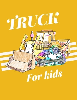 Truck for kids: A funny car activity book for kids ages 4-8 -(A-Z ) Handwriting & Number Tracing & The maze game & Coloring page (Book by Book, Nicenurse