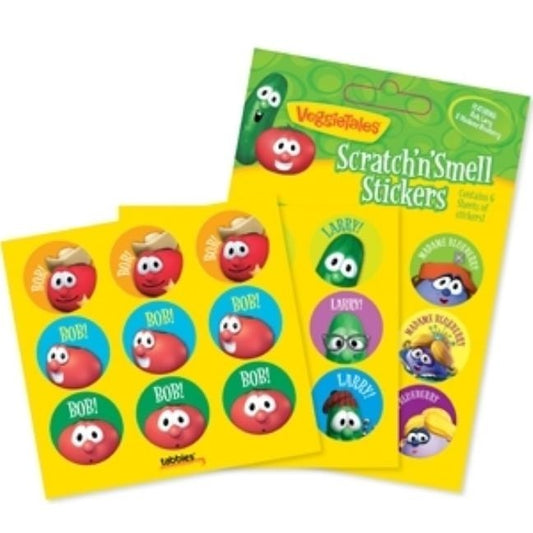 Veggietale Scratchnsmell Stick: Veggietales(r) Scratch'n'smell Stickers by Tabbies
