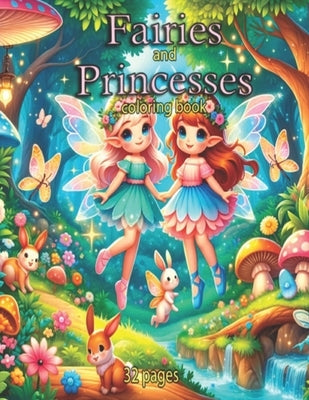Fairies & Princesses: Cute, Fun and Magical Coloring Book For Kids Ages 5-10 by Valencia, Alejandro