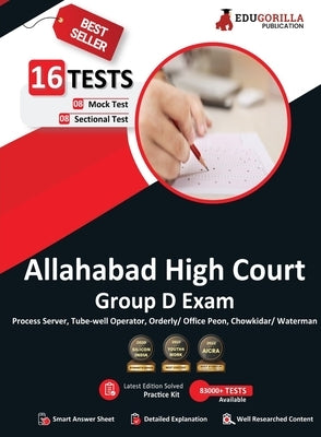 Allahabad High Court Group D Exam Book 2023 (English Edition) - 8 Full Length Mock Tests and 8 Sectional Tests (1000 Solved Questions) with Free Acces by Edugorilla Prep Experts