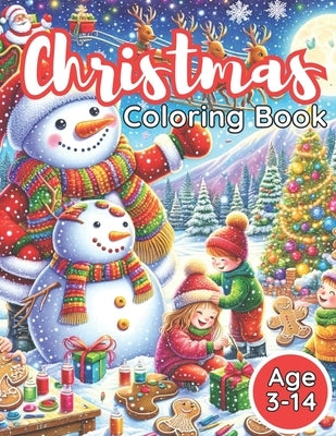 Christmas Coloring Book: Whimsical Winter Wonderland Coloring Book for Kids by Green, Ellie
