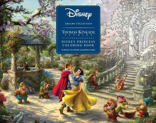 Disney Dreams Collection Thomas Kinkade Studios Disney Princess Coloring Poster by Kinkade, Thomas