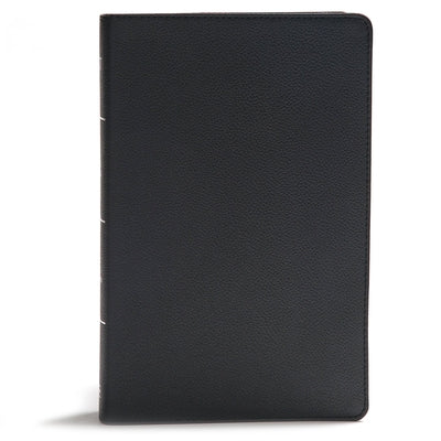 KJV Giant Print Reference Bible, Black Genuine Leather by Holman Bible Staff
