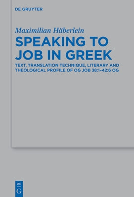 Speaking to Job in Greek by H?berlein, Maximilian