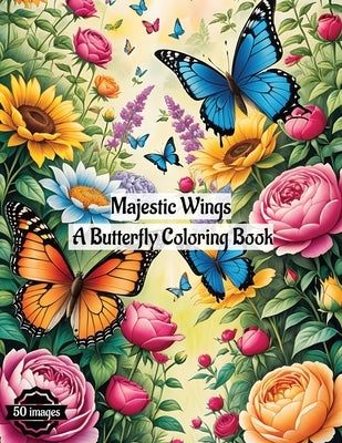 Majestic Wings: A Butterfly Coloring Book by Kotita, Jibril