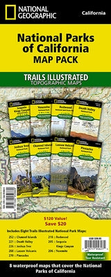 California National Parks [Map Pack Bundle] by National Geographic Maps - Trails Illust