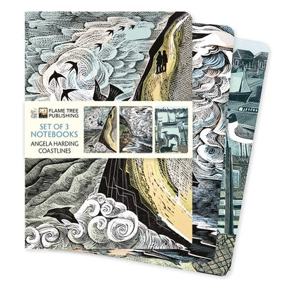 Angela Harding: Coastlines Set of 3 Standard Notebooks by Flame Tree Studio