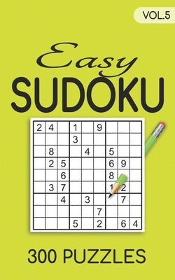 Easy Sudoku 300 Puzzles Vol.5: Sudoku for adults easy book by Cherry, Jeff