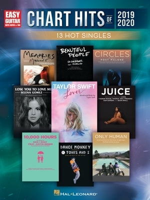 Chart Hits of 2019-2020 - Songbook for Easy Guitar with Notes & Tab by Hal Leonard Corp