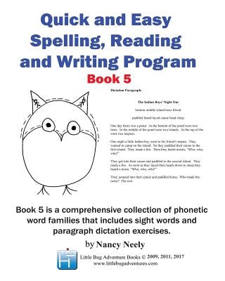 Quick and Easy Spelling, Reading and Writing Program Book 5 by Hill, Penny
