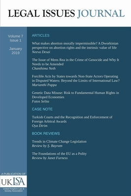 Legal Issues Journal 7(1) by Association, United Kingdom Law &. Soc