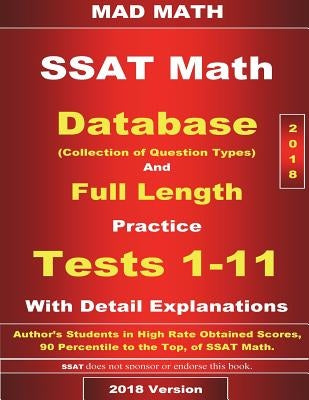 2018 SSAT Database and 11 Tests by Su, John