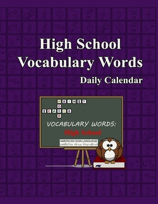 Whimsy Word Search, High School Vocabulary Words - Daily Calendar - in ASL by Mestepey, Claire