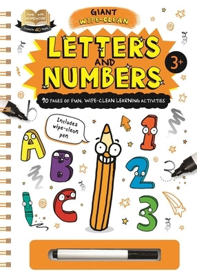 Help with Homework Letters & Numbers: Giant Wipe-Clean Workbook for 3+ Year-Olds by Igloobooks