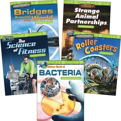 Multiplying & Dividing Fractions: Grades 4-5 (5-Book Set) by Multiple Authors