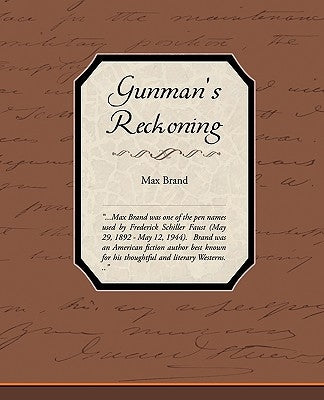 Gunman's Reckoning by Brand, Max