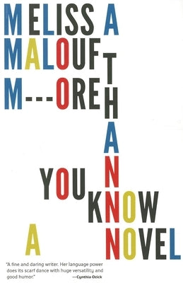 More Than You Know by Malouf, Melissa