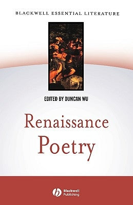 Renaissance Poetry by Wu, Duncan