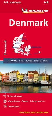 Michelin Denmark Map # 749 by Michelin