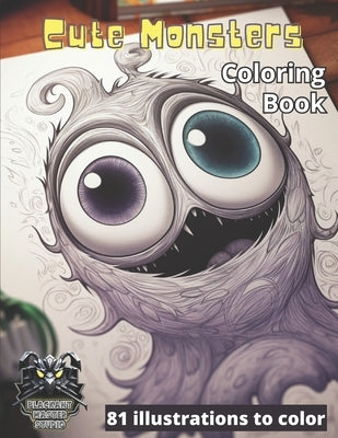 Cute Monsters: Cute monsters coloring book for kids by Magdelaine, Anthony