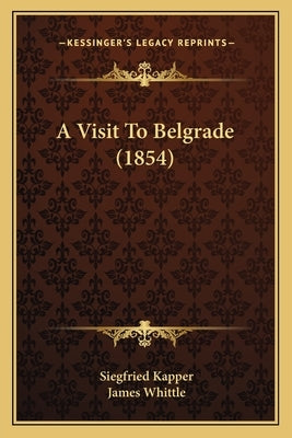A Visit To Belgrade (1854) by Kapper, Siegfried