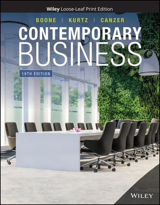 Contemporary Business by Boone, Louis E.