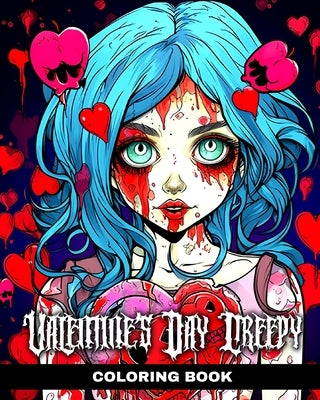 Valentine's Day Creepy Coloring Book: Horror Coloring Pages with Love Designs to Color for Adults and Teens by Peay, Regina