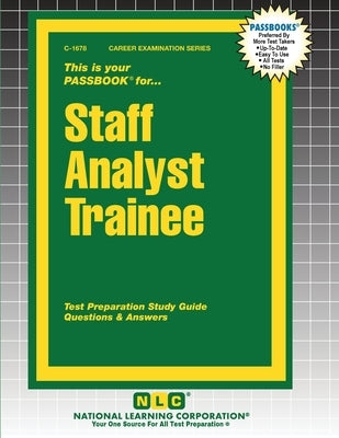 Staff Analyst Trainee by Passbooks