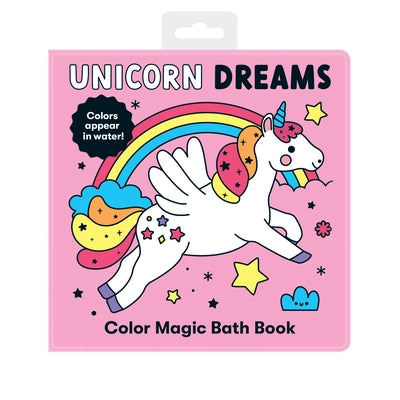 Unicorn Dreams Color Magic Bath Book by Mudpuppy
