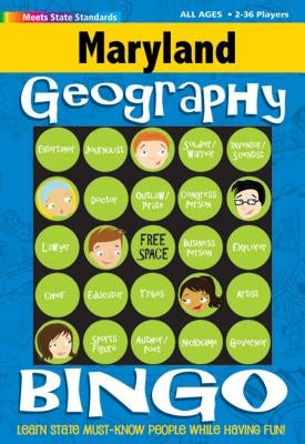 Maryland Geography Bingo Game! by Gallopade International