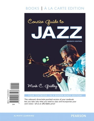 Concise Guide to Jazz by Gridley, Mark