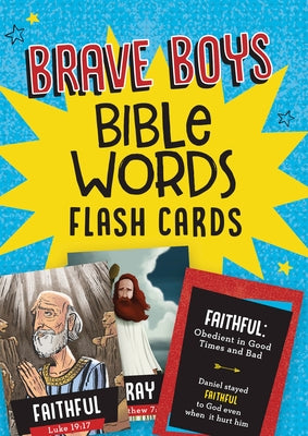 Brave Boys Bible Words Flash Cards by Compiled by Barbour Staff